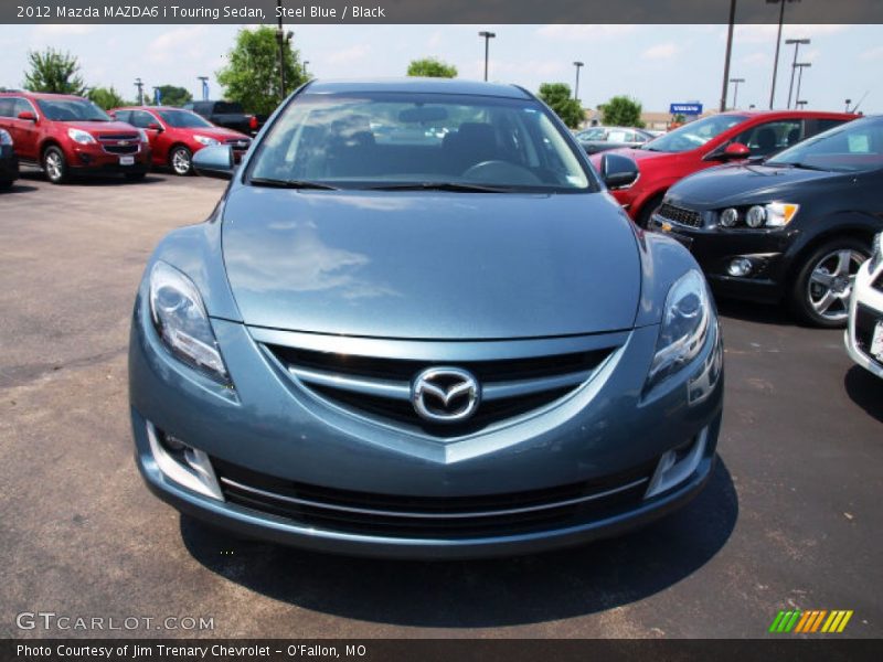 Steel Blue / Black 2012 Mazda MAZDA6 i Touring Sedan