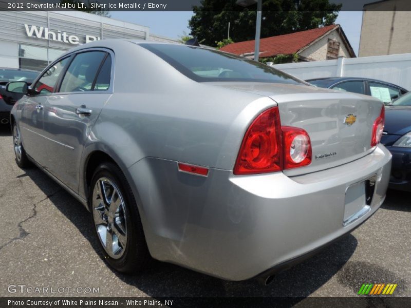 Silver Ice Metallic / Ebony 2012 Chevrolet Malibu LT