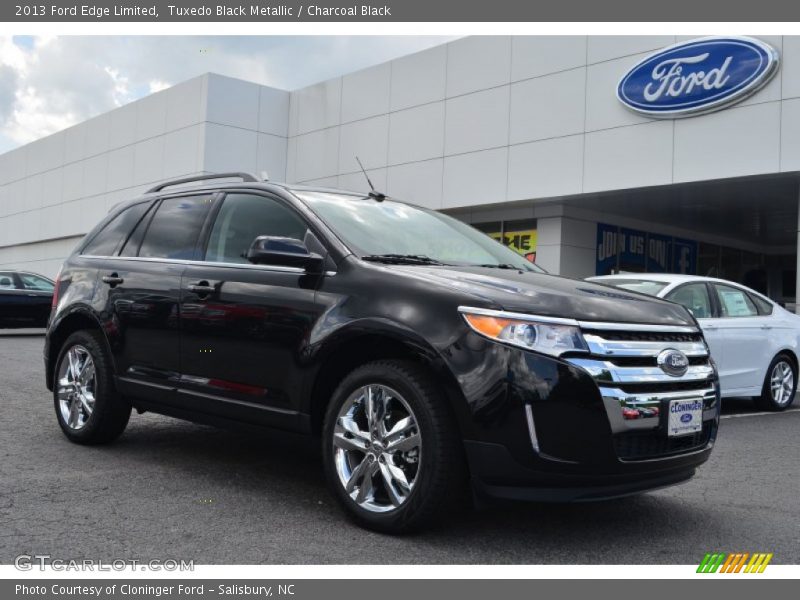 Tuxedo Black Metallic / Charcoal Black 2013 Ford Edge Limited