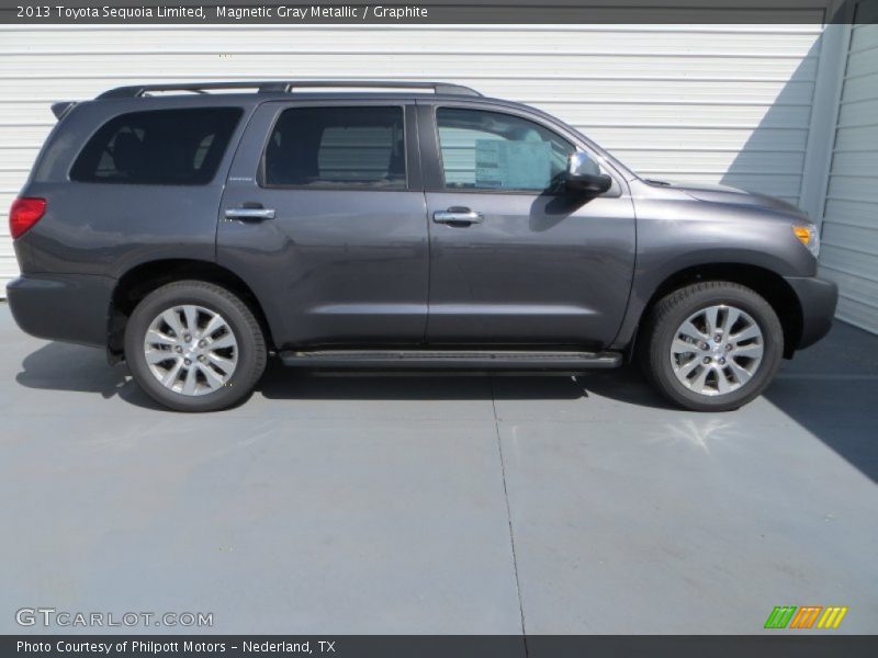 Magnetic Gray Metallic / Graphite 2013 Toyota Sequoia Limited