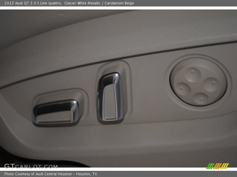 Glacier White Metallic / Cardamom Beige 2013 Audi Q7 3.0 S Line quattro