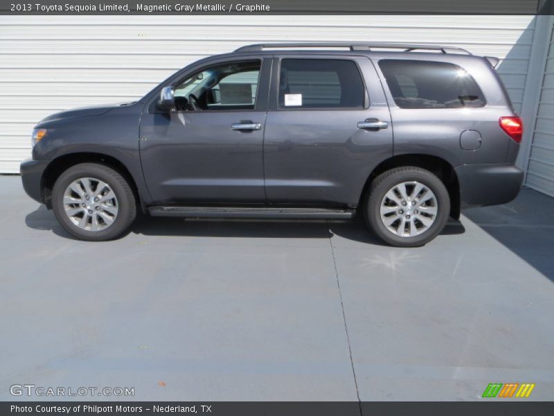 Magnetic Gray Metallic / Graphite 2013 Toyota Sequoia Limited