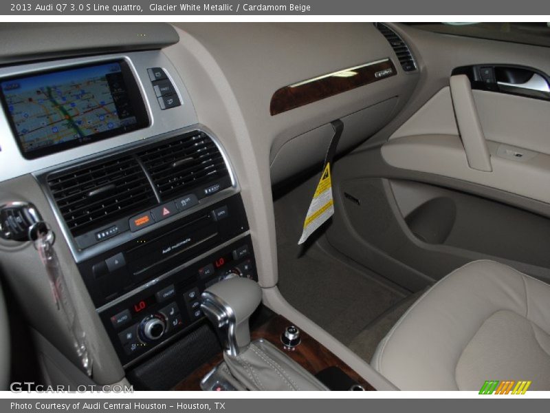 Glacier White Metallic / Cardamom Beige 2013 Audi Q7 3.0 S Line quattro