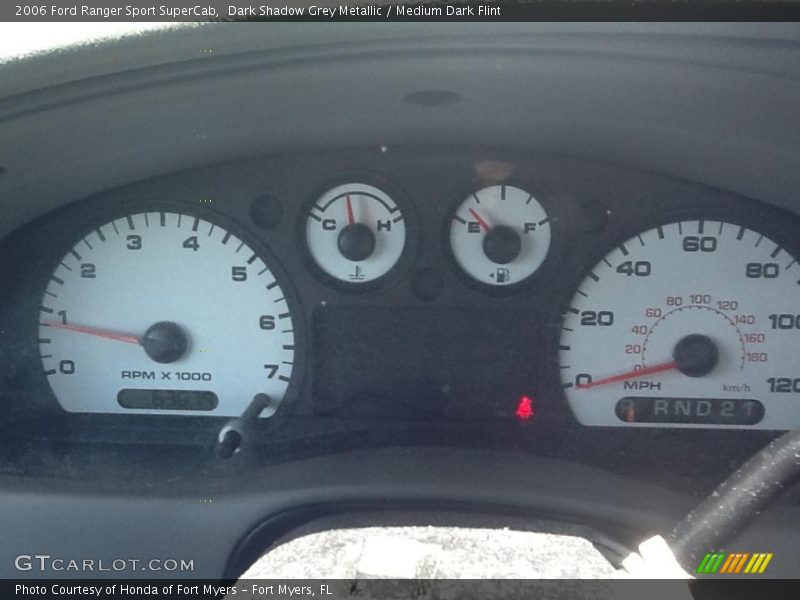 Dark Shadow Grey Metallic / Medium Dark Flint 2006 Ford Ranger Sport SuperCab