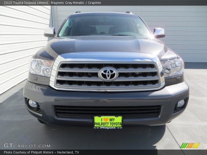 Magnetic Gray Metallic / Graphite 2013 Toyota Sequoia Limited