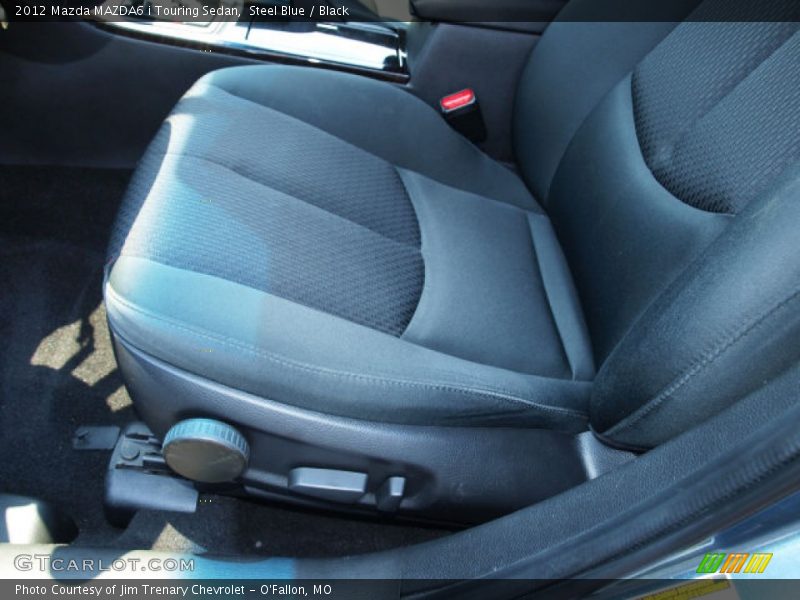 Steel Blue / Black 2012 Mazda MAZDA6 i Touring Sedan