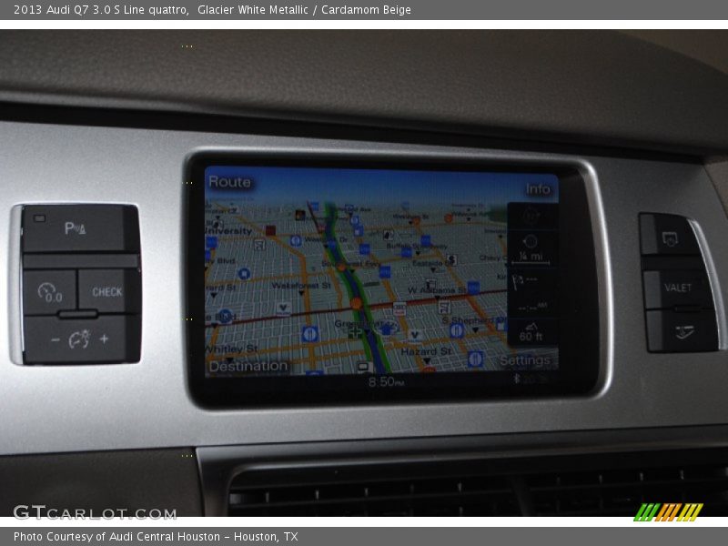 Glacier White Metallic / Cardamom Beige 2013 Audi Q7 3.0 S Line quattro