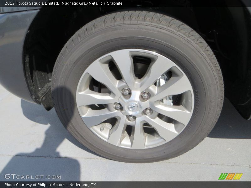 Magnetic Gray Metallic / Graphite 2013 Toyota Sequoia Limited