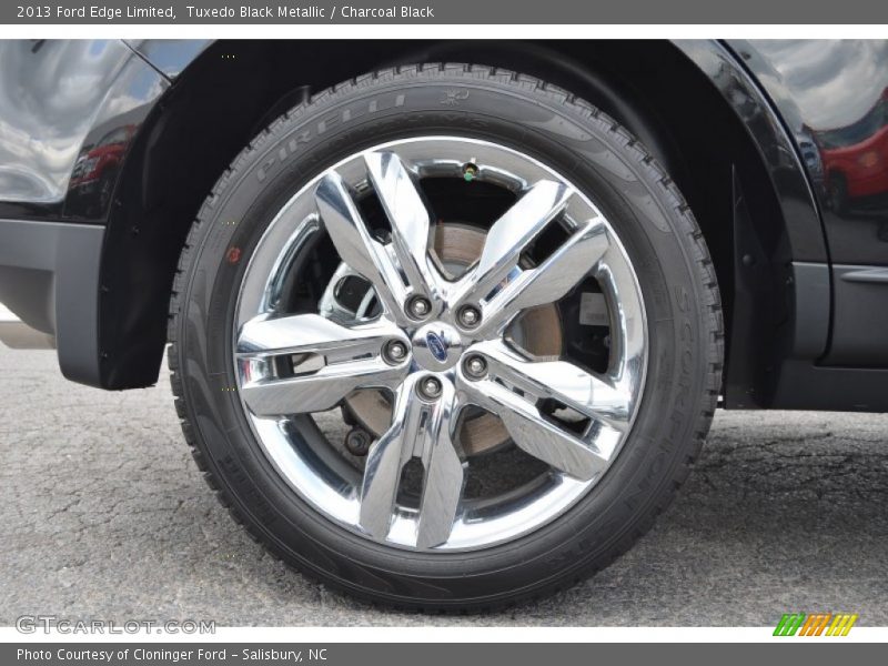 Tuxedo Black Metallic / Charcoal Black 2013 Ford Edge Limited