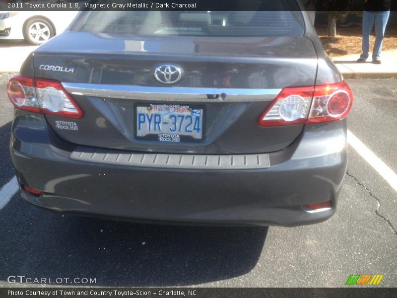 Magnetic Gray Metallic / Dark Charcoal 2011 Toyota Corolla 1.8