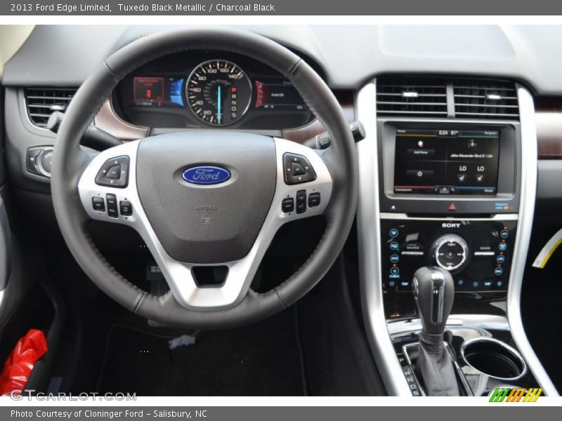Tuxedo Black Metallic / Charcoal Black 2013 Ford Edge Limited