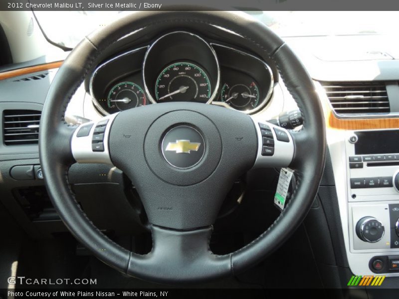 Silver Ice Metallic / Ebony 2012 Chevrolet Malibu LT