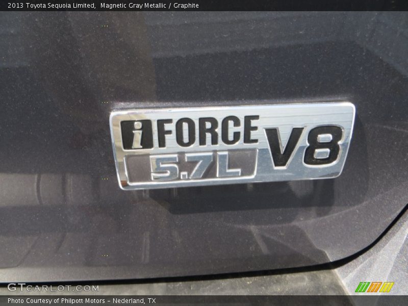 Magnetic Gray Metallic / Graphite 2013 Toyota Sequoia Limited