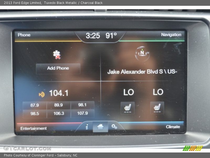 Tuxedo Black Metallic / Charcoal Black 2013 Ford Edge Limited