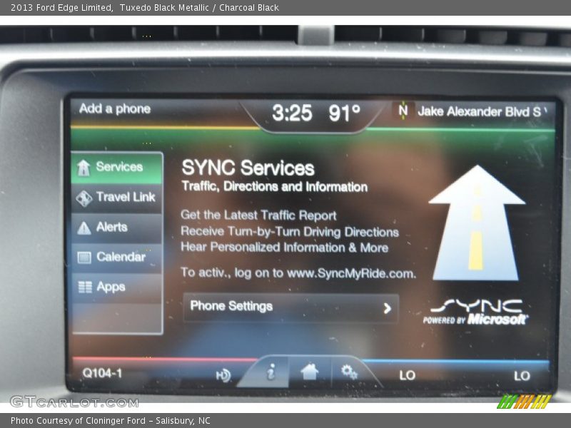 Tuxedo Black Metallic / Charcoal Black 2013 Ford Edge Limited