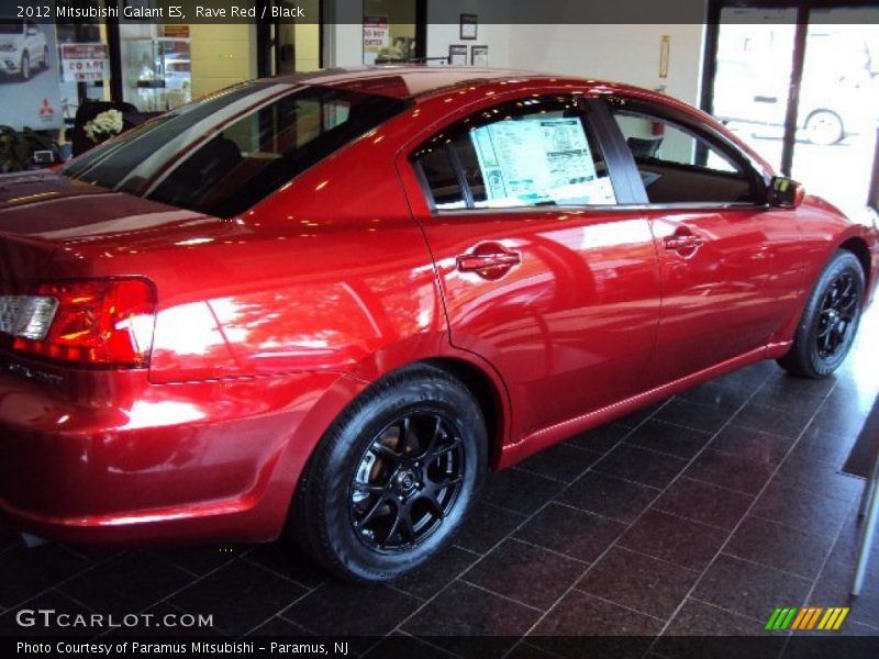 Rave Red / Black 2012 Mitsubishi Galant ES