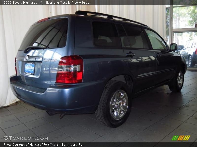 Bluestone Metallic / Ivory Beige 2006 Toyota Highlander I4