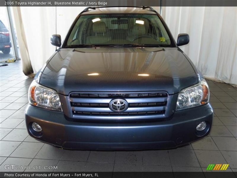 Bluestone Metallic / Ivory Beige 2006 Toyota Highlander I4