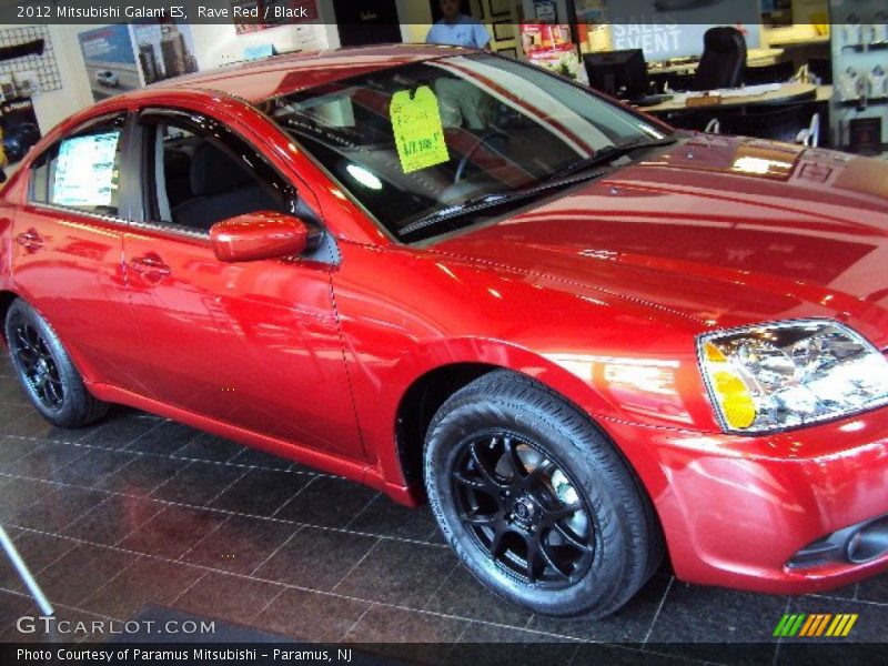 Rave Red / Black 2012 Mitsubishi Galant ES