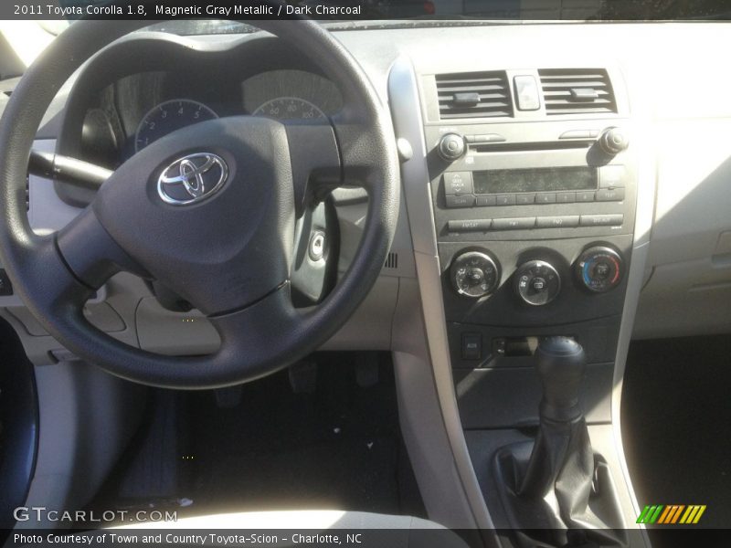 Magnetic Gray Metallic / Dark Charcoal 2011 Toyota Corolla 1.8