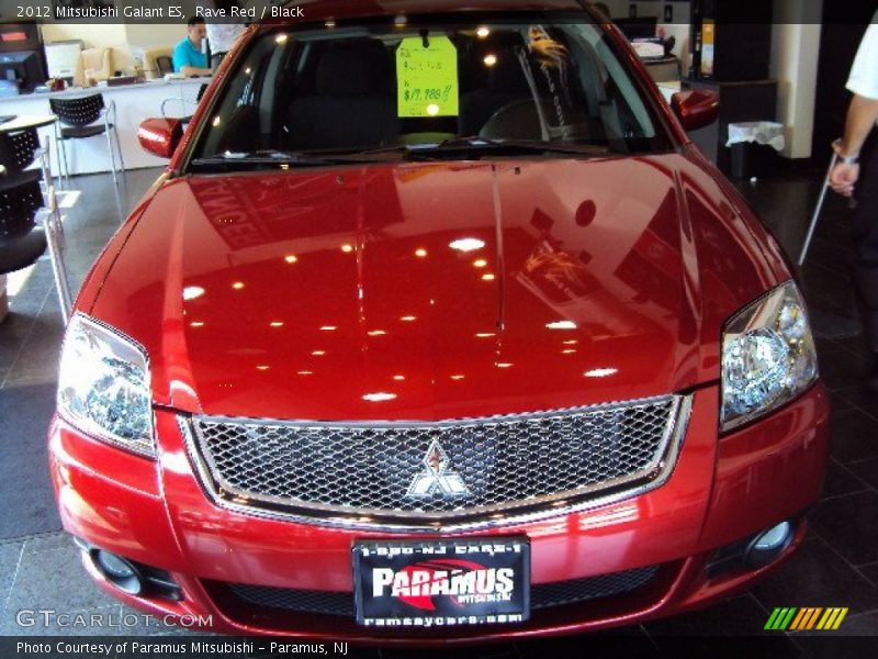 Rave Red / Black 2012 Mitsubishi Galant ES