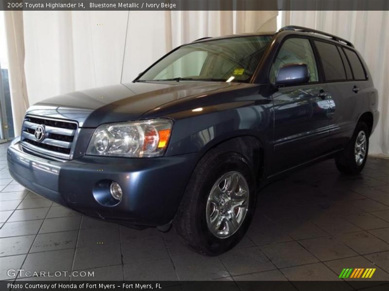 Bluestone Metallic / Ivory Beige 2006 Toyota Highlander I4