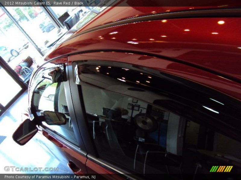 Rave Red / Black 2012 Mitsubishi Galant ES
