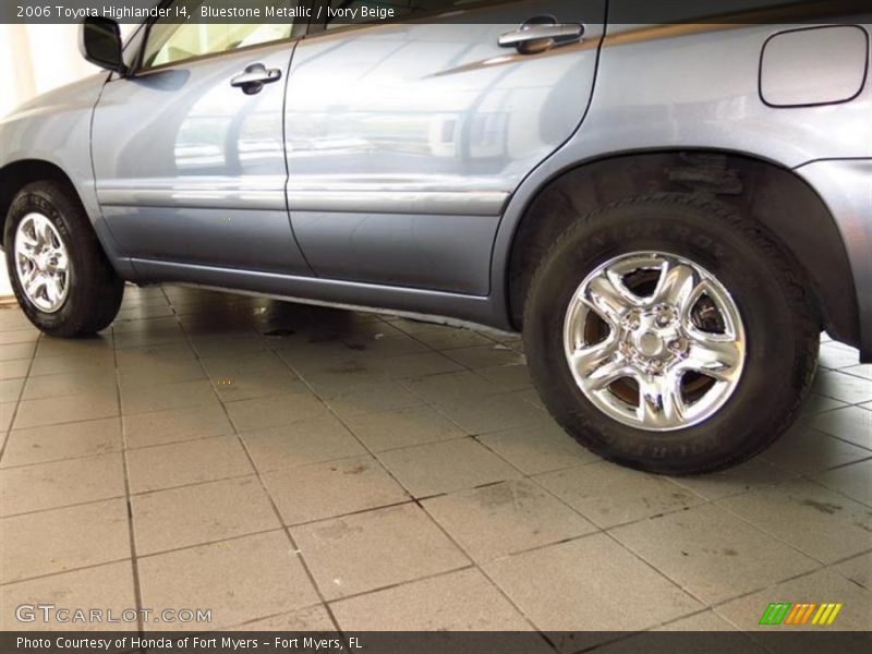 Bluestone Metallic / Ivory Beige 2006 Toyota Highlander I4