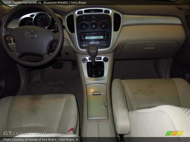 Bluestone Metallic / Ivory Beige 2006 Toyota Highlander I4