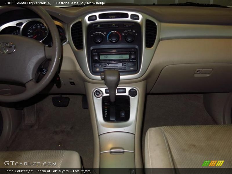 Bluestone Metallic / Ivory Beige 2006 Toyota Highlander I4