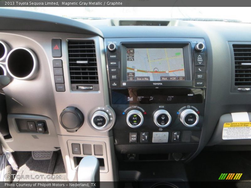 Magnetic Gray Metallic / Graphite 2013 Toyota Sequoia Limited
