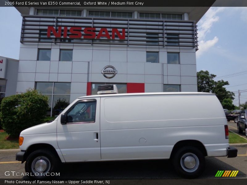 Oxford White / Medium Flint Grey 2006 Ford E Series Van E350 Commercial