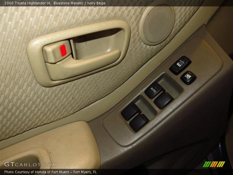 Bluestone Metallic / Ivory Beige 2006 Toyota Highlander I4