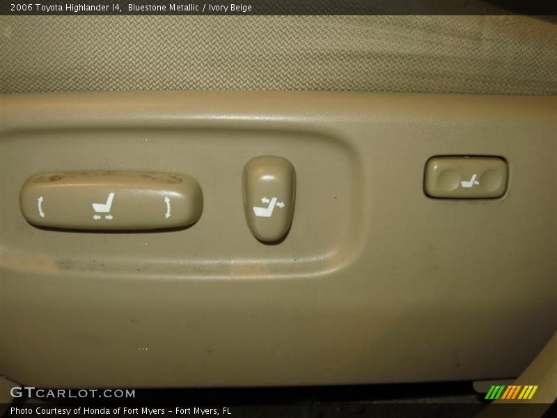 Bluestone Metallic / Ivory Beige 2006 Toyota Highlander I4