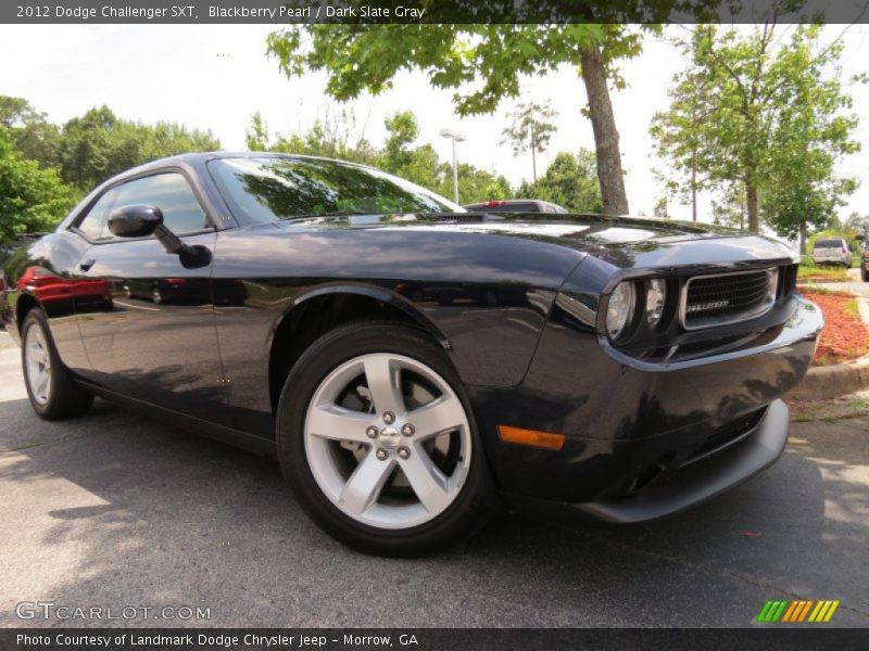 Blackberry Pearl / Dark Slate Gray 2012 Dodge Challenger SXT