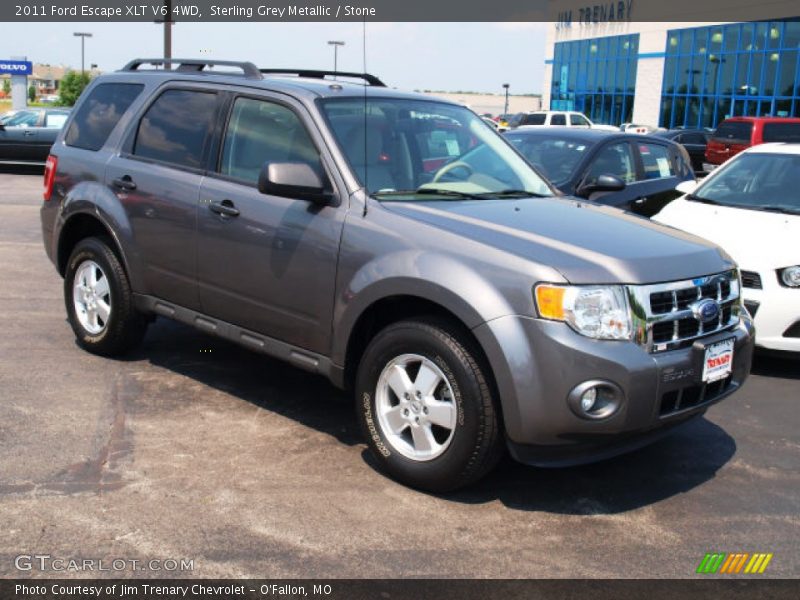 Sterling Grey Metallic / Stone 2011 Ford Escape XLT V6 4WD
