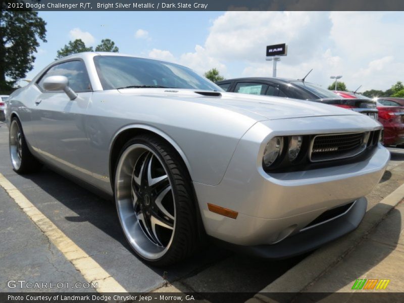 Bright Silver Metallic / Dark Slate Gray 2012 Dodge Challenger R/T