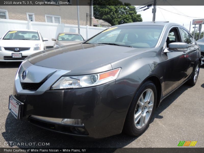 Grigio Metallic / Ebony 2010 Acura TL 3.5