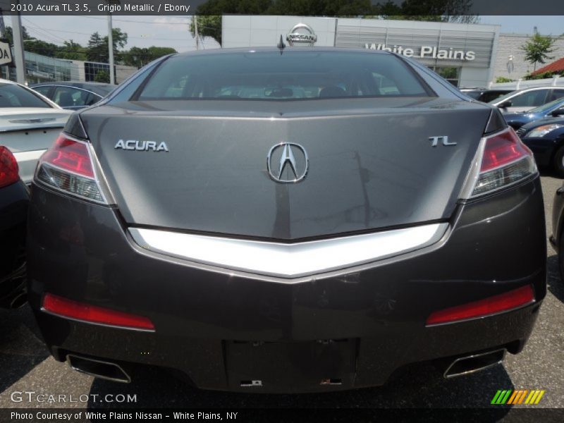 Grigio Metallic / Ebony 2010 Acura TL 3.5