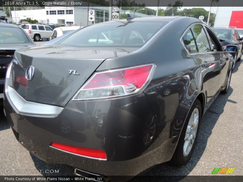 Grigio Metallic / Ebony 2010 Acura TL 3.5