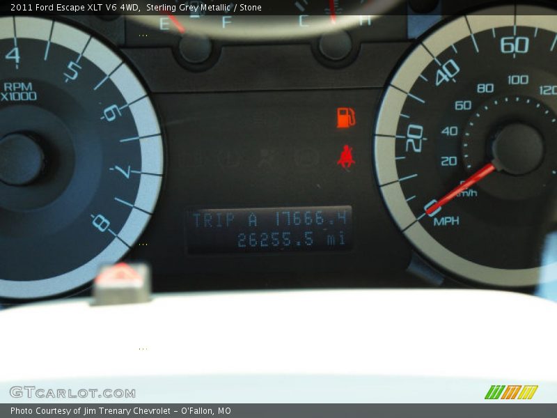 Sterling Grey Metallic / Stone 2011 Ford Escape XLT V6 4WD