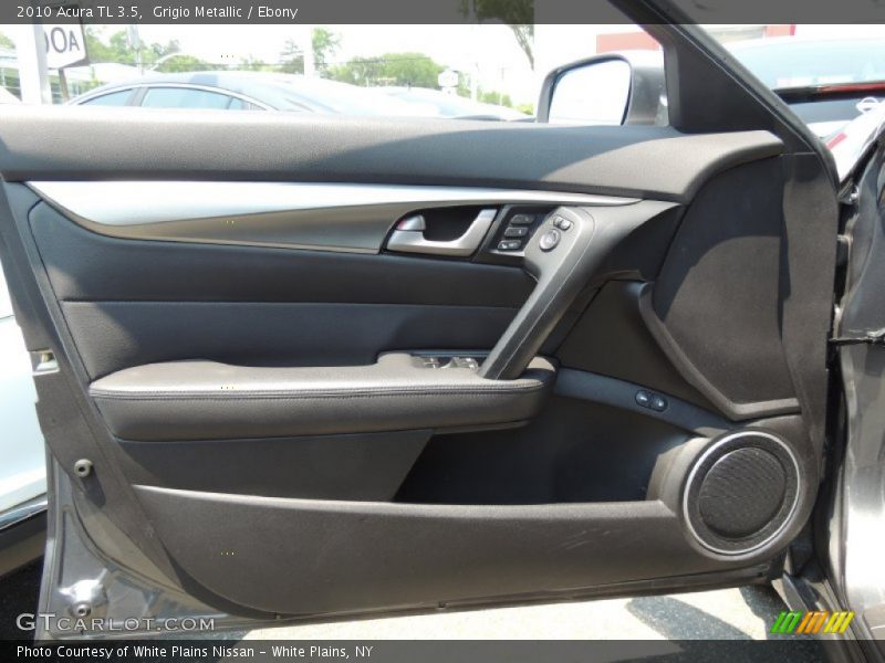 Grigio Metallic / Ebony 2010 Acura TL 3.5