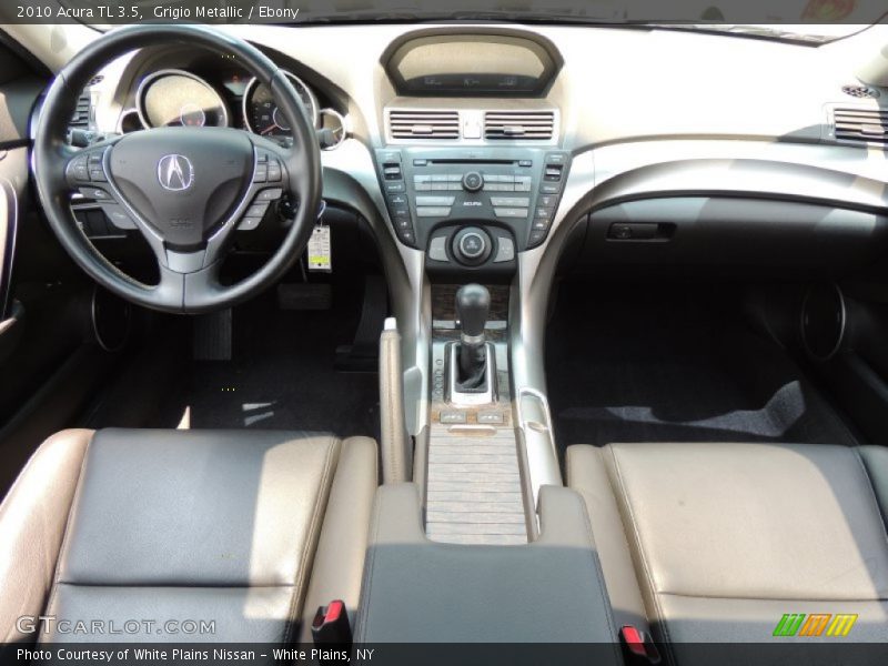 Grigio Metallic / Ebony 2010 Acura TL 3.5