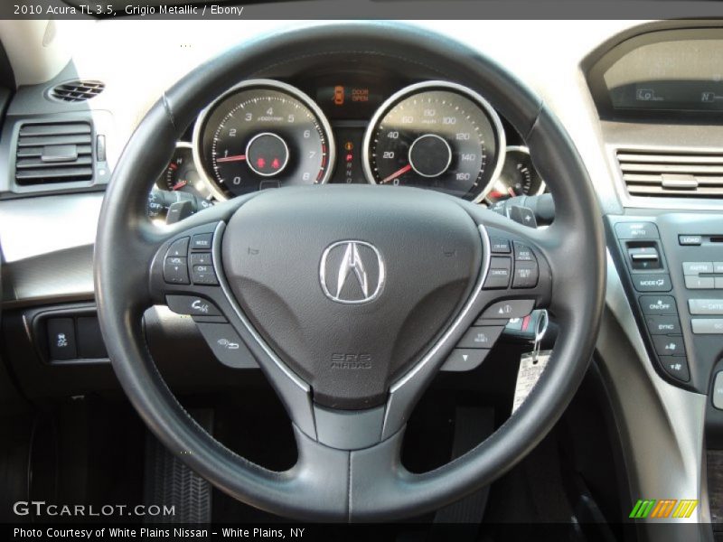 Grigio Metallic / Ebony 2010 Acura TL 3.5