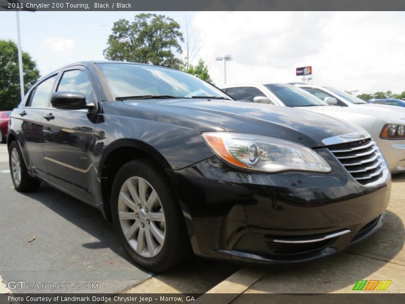 Black / Black 2011 Chrysler 200 Touring