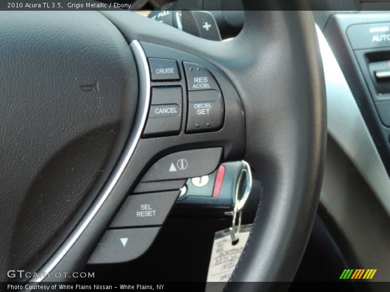 Grigio Metallic / Ebony 2010 Acura TL 3.5