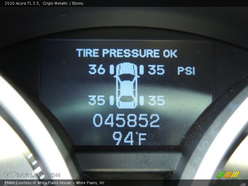 Grigio Metallic / Ebony 2010 Acura TL 3.5