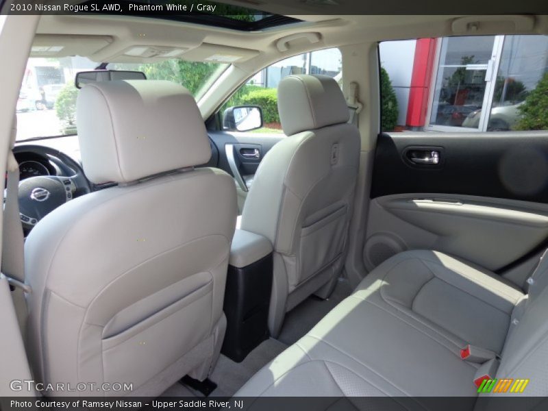 Phantom White / Gray 2010 Nissan Rogue SL AWD