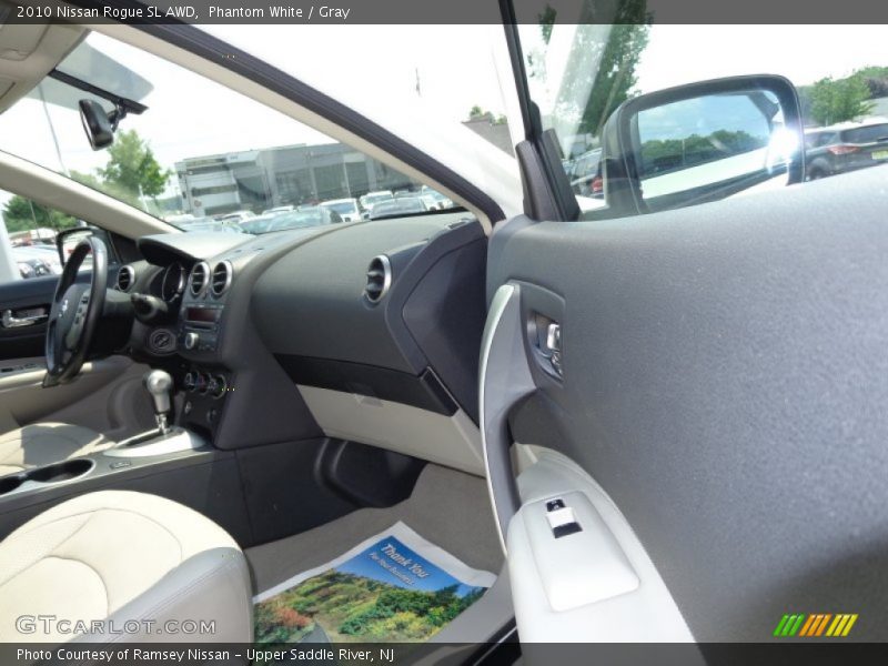Phantom White / Gray 2010 Nissan Rogue SL AWD