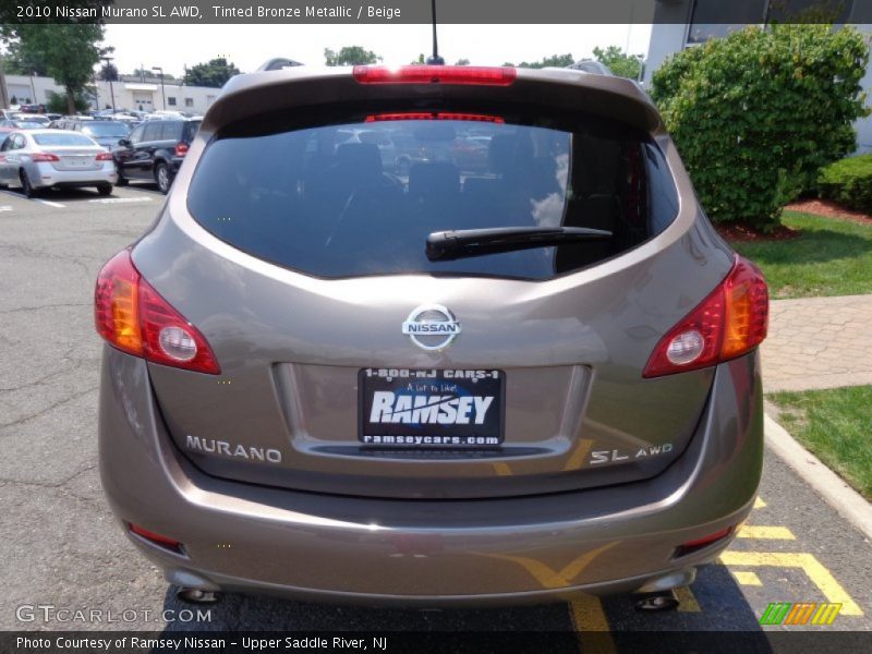 Tinted Bronze Metallic / Beige 2010 Nissan Murano SL AWD